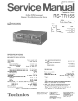 Technics - RSTR-155 - Service manual 